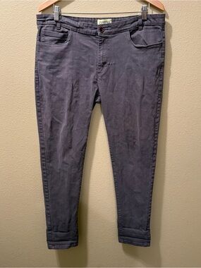 Men’s Size 38 Dapper Boi Gray Flat Front Slim Straight Chino Pants